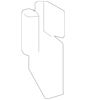 Door hinge lower front left Lexus RX350 RX450h 16-22