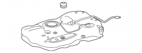 Fuel tank Toyota Rav4 19- hybrid