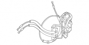 Infiniti JX35 QX60 13-20 rear right door lock