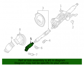 Steering universal joint crosspiece Chevrolet Malibu 16-23
