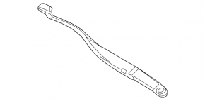 Wiper arm right Lexus RX350 RX450h 16-22