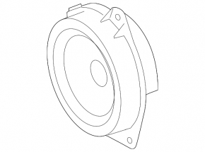 Speaker rear left Lexus IS250 IS300 IS350 06-13 dented, chips