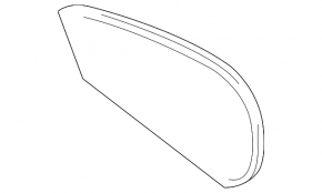 Right mirror element for Toyota Prius 30 10-15