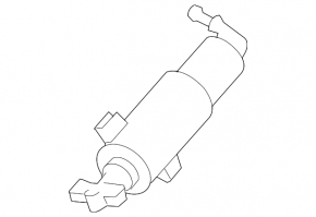 Left headlight washer nozzle for Audi A5 12-16