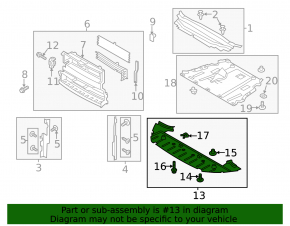 Lincoln MKZ 13-16 Front Bumper Guard