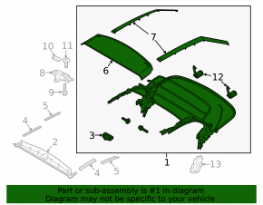 Ford Mustang mk6 convertible convertible roof 1920-2023