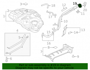 Mazda 6 14-21 Fuel Filler Neck Seal
