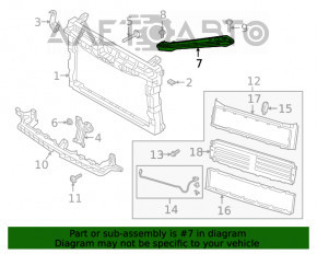TV eyelash bar left VW Jetta 19- SIGNEDA