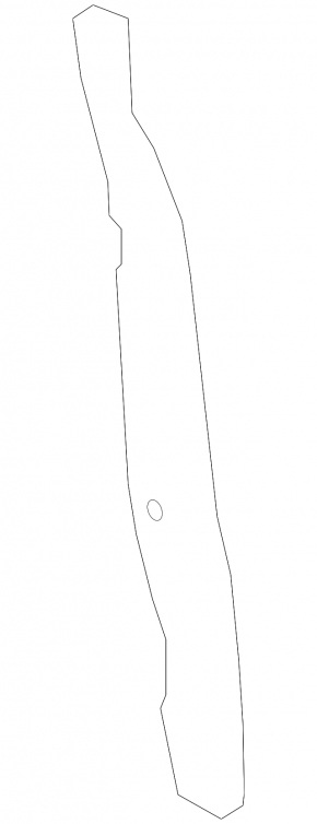 Left door-wing seal for Chevrolet Malibu 16-23