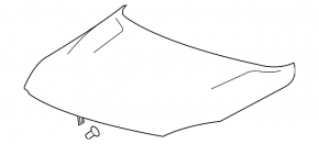 Naked hood Chevrolet Malibu 13-15