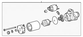 Lexus RX350 Starter 16-22