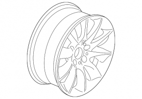 Wheel disk R18 329 style BMW 5 F10 09-16 9x18
