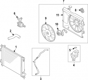 Water pump for Hyundai Kona 19-23 EV