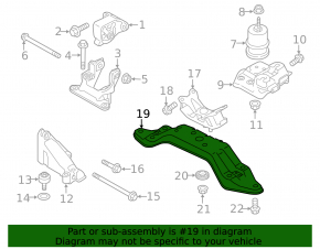 Gearbox mount bracket Subaru Outback 15-19