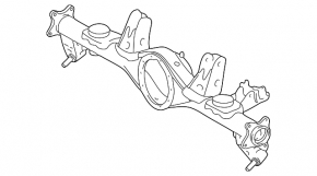 Toyota 4Runner 10-24 rear beam