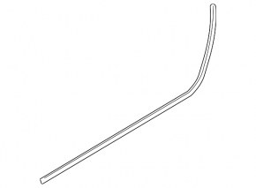 Front right door seal for BMW 335i e92 07-13