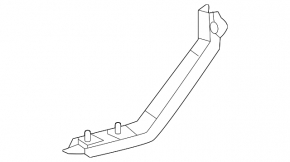 Left front bumper bracket for Toyota Tundra 22-26