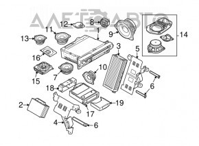 BMW X5 E70 07-13 Audio Amplifier