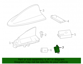 Antenna Booster BMW i3 14-20