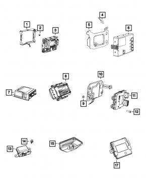 Jeep Renegade 15-23 Heated Seat Control Unit