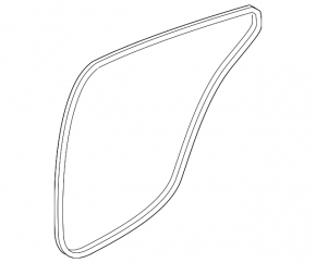 Door seal rear right Nissan Altima 19-20
