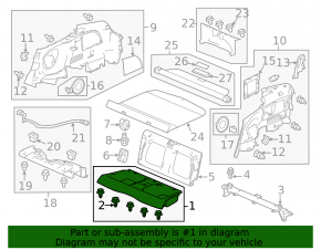 Rear row of seats 2nd row Honda CRZ 11-16 black, lower part, scratches, for dry cleaning