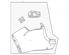 Rear bumper bare right Chevrolet Equinox EV 24-26 graphite, bent latch
