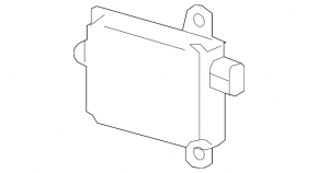 Blind Spot Sensor Left Lexus ES300h ES350 13-15