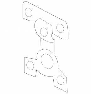 Brake shoe mounting bracket rear left Porsche Panamera 10-16