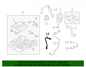 Lambda probe rear second Lincoln MKZ 13-16 3.7