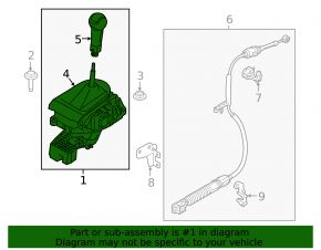 Ford Mustang mk6 18-23 Gearbox Shifter