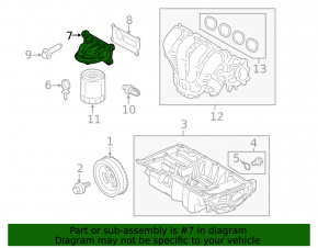 Oil filter housing Ford Escape MK4 20- hybrid, plug-In
