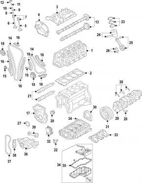 Piston VW Jetta 19- 2.0T