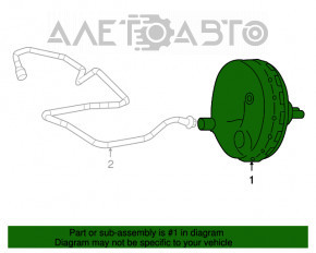 Vacuum booster Mercedes W164 ML X164 GL W251 R