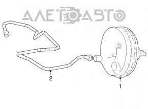 Vacuum booster Mercedes W164 ML X164 GL W251 R