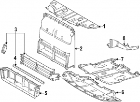 Subaru Solterra 23-26 Lower Radiator Duct