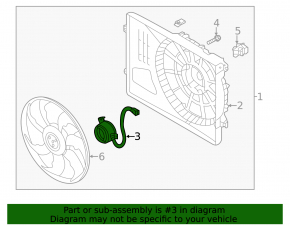 Cooling Fan Motor Hyundai Tucson 16-21 2.0, 2.4