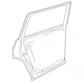 Bare rear right door VW Atlas 18-