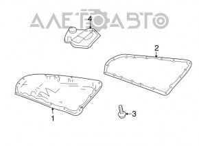 07-12 Dodge Caliber automatic transmission pan