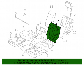 Rear seat back trim, 2nd row, left, BMW X7 G07 19-22, leather for 7 seats, brown Coffee, Comfort, heated, melted leather