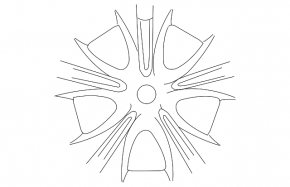 Wheel disk R18 Hyundai Sonata 11-13 curb
