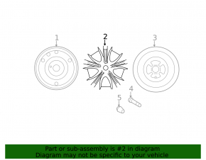 Wheel disk R18 Hyundai Sonata 11-13 curb