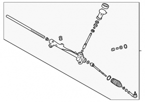 Steering rack Kia Forte 19-21