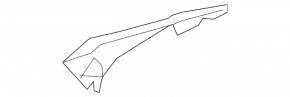 Windscreen wiper seal left Nissan Maxima A36 16-23