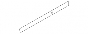 Rubber seal for tailgate Nissan Rogue 21-23 small, on body