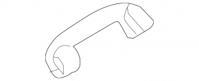 Ceiling handle rear left Nissan Leaf 18 - gray