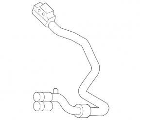 Air conditioning pipe Audi Q5 8R 09-17
