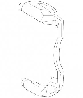 Front left brake caliper bracket for Audi A3 8V 15-20, 312/25mm