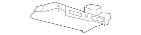 Water deflector right Porsche Cayenne 958 11-14 Turbo