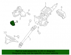 Contact group of ignition switch Ford Ecosport 18-20